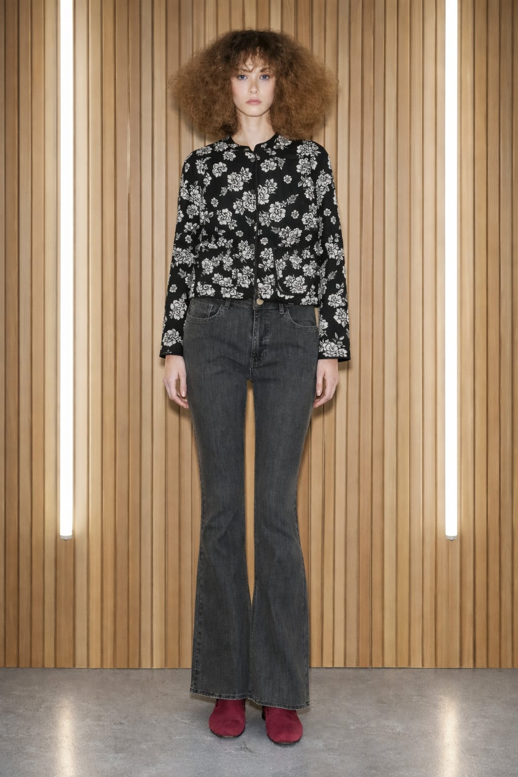 CHAQUETA  ACOLCHADA ESTAMPADA