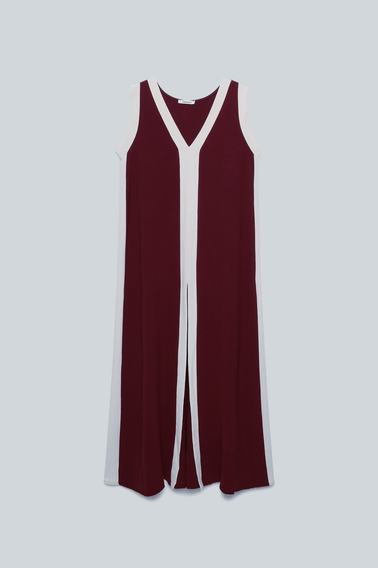 VESTIDO LARGO FRANJAS LATERALES