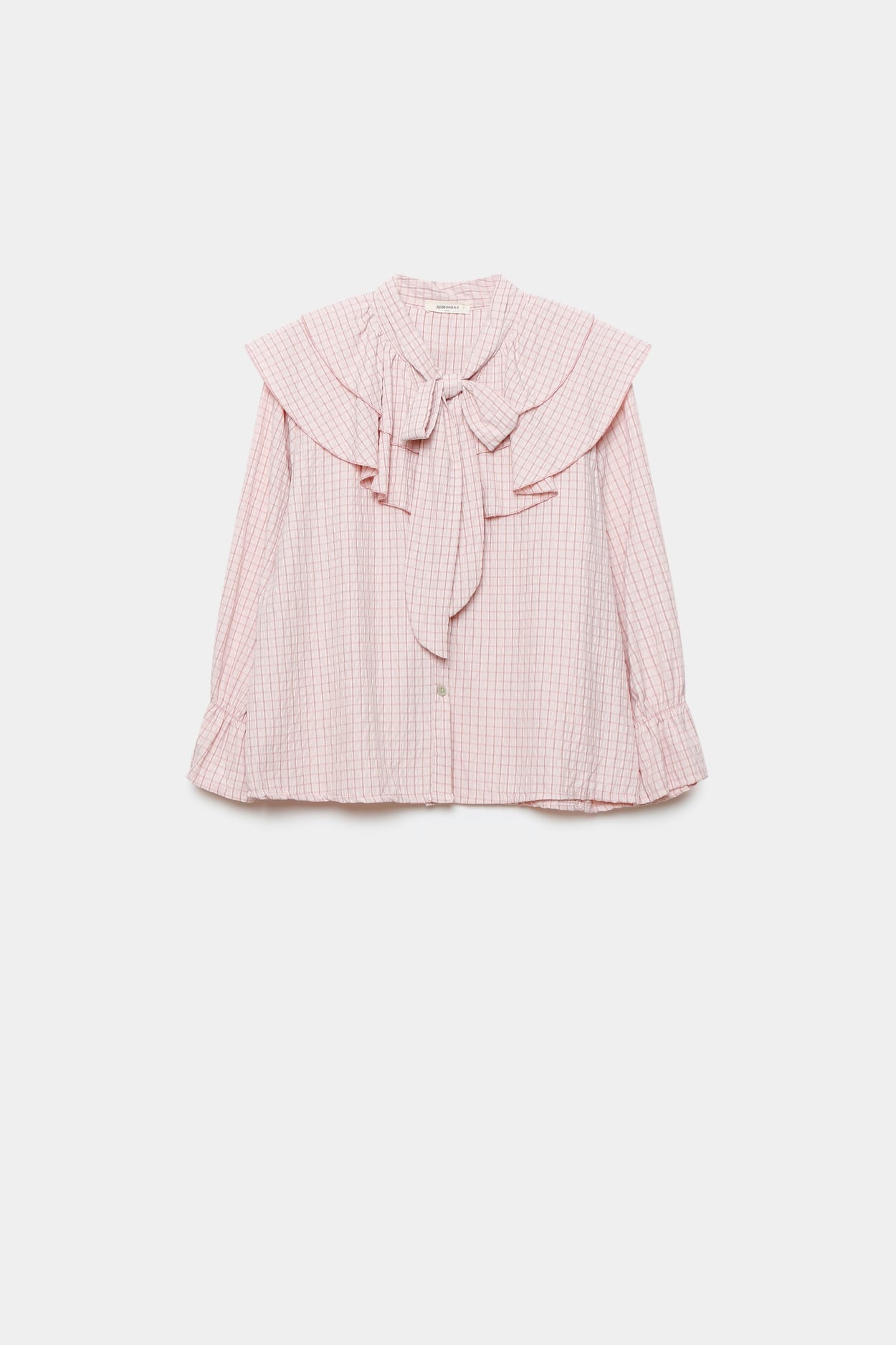 CAMISA VOLANTES  CUADROS