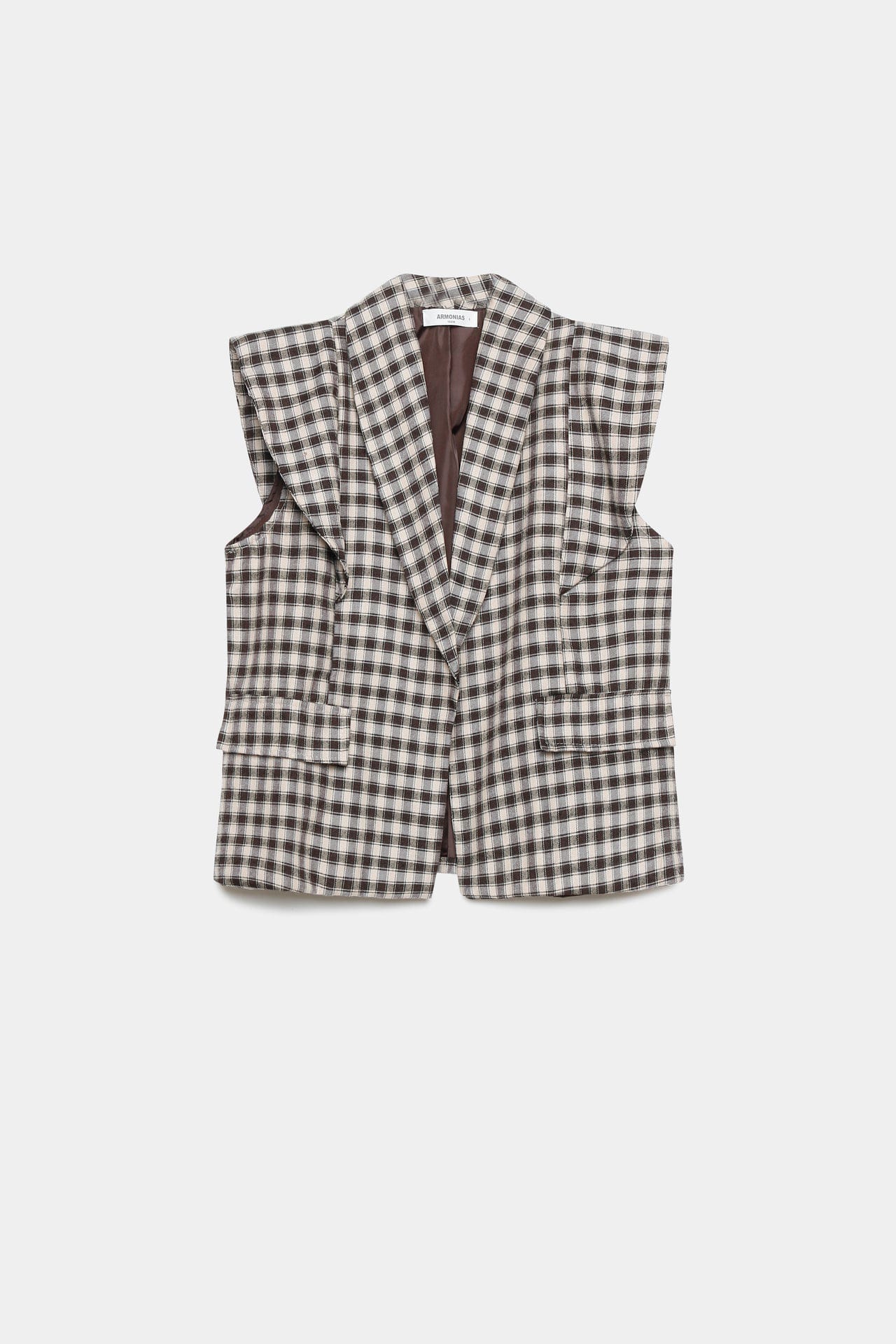 CHALECO VOLANTE CUADRO VICHY