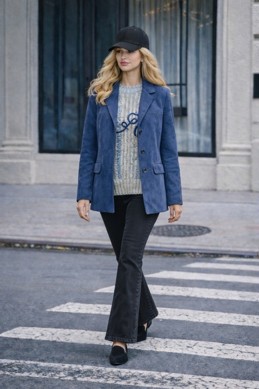 CHAQUETA EFECTO ANTE 