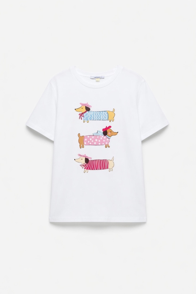 CAMISETA DOG PRINT