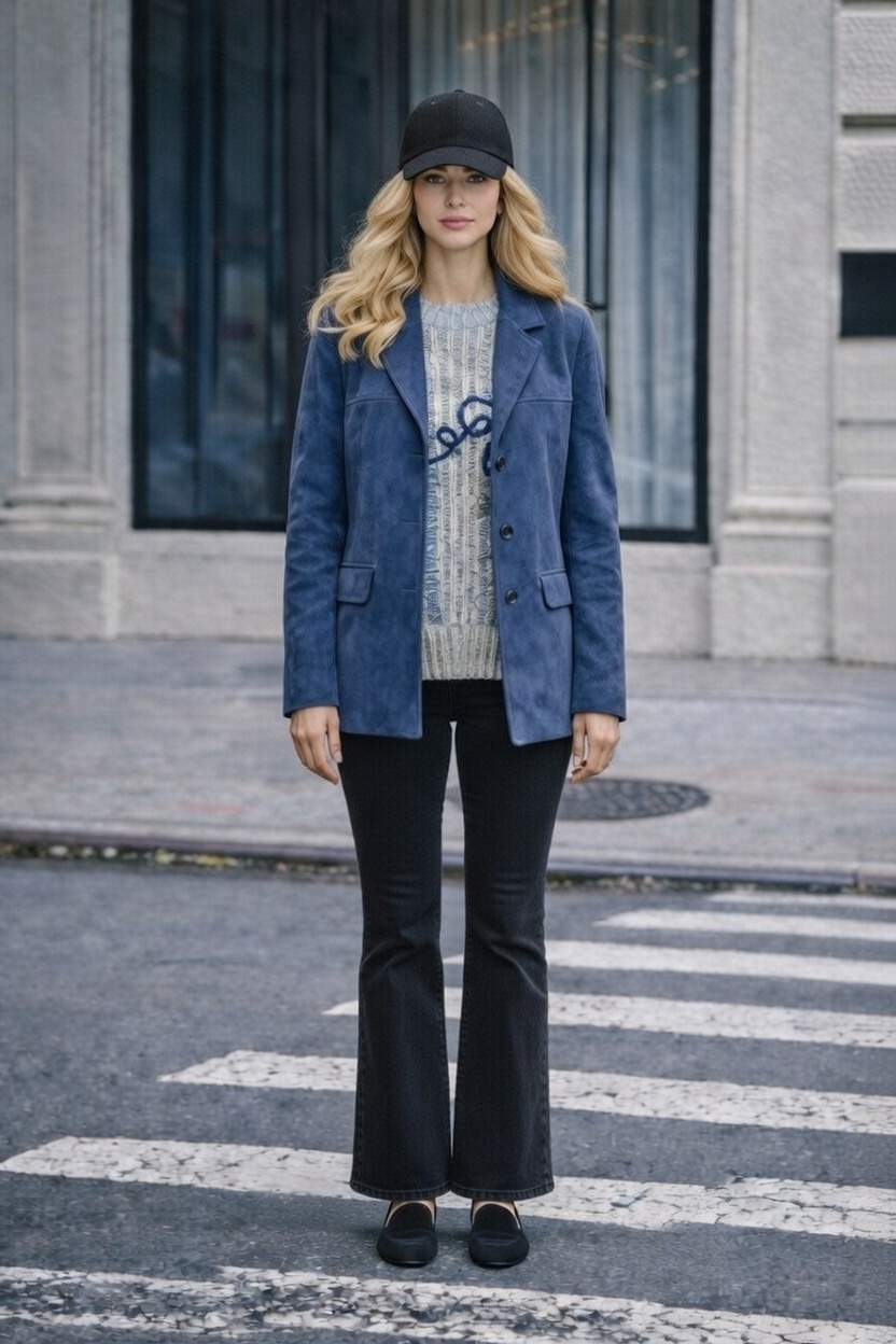 CHAQUETA EFECTO ANTE 