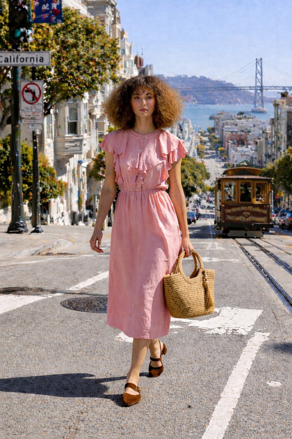 BOLSO CHARM RAFIA SHOPPER