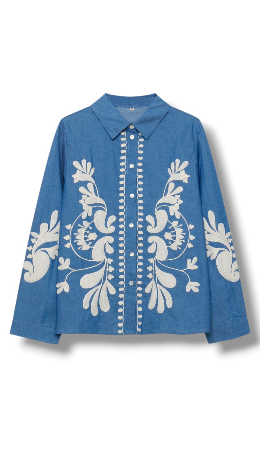 CAMISA VAQUERA BORDADOS