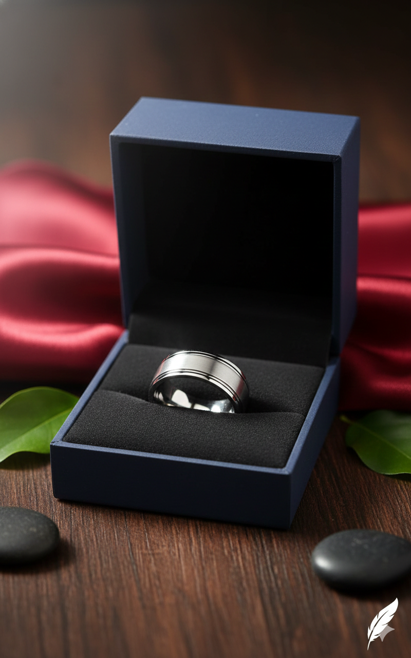VA JENT MEN'S SILVER RING