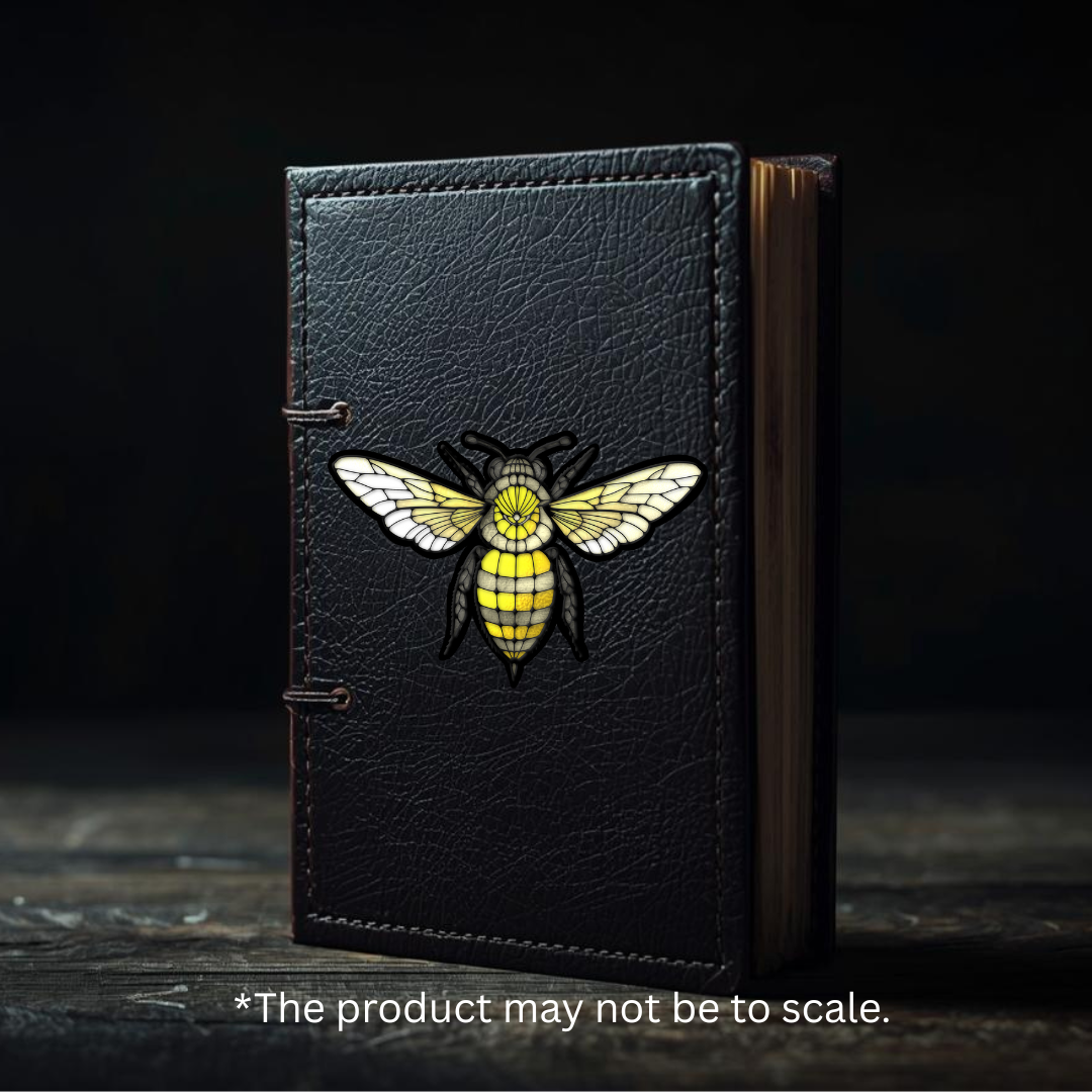 Witchy Bugs Sticker Sheet - Stained Glass Spider Bat Bee Scorpion Beetle Mystical Insect Decor for Planners, Laptops, Grimoires