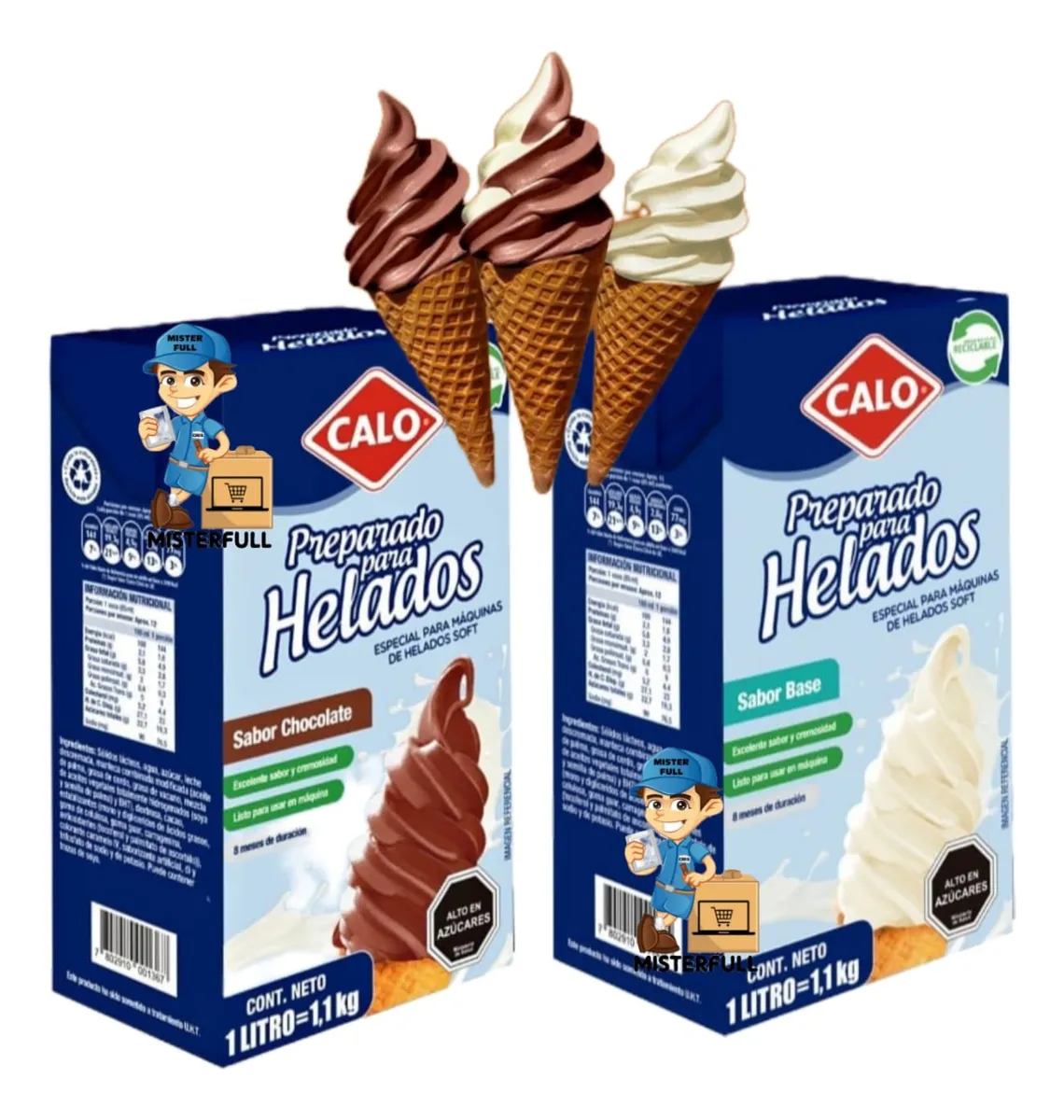 Mezcla para helado soft 