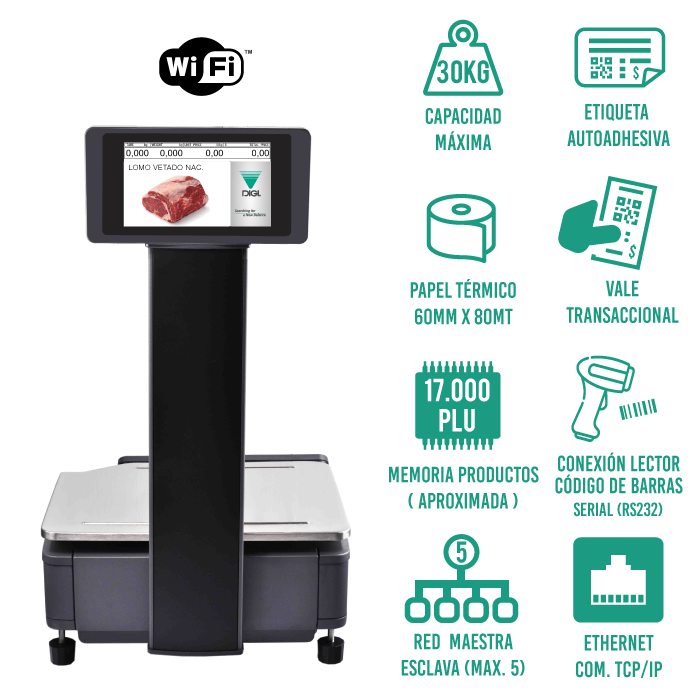 Balanza digital DIGI SM120