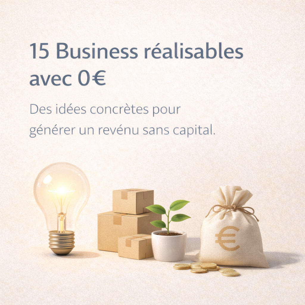 15 Business réalisables avec 0€