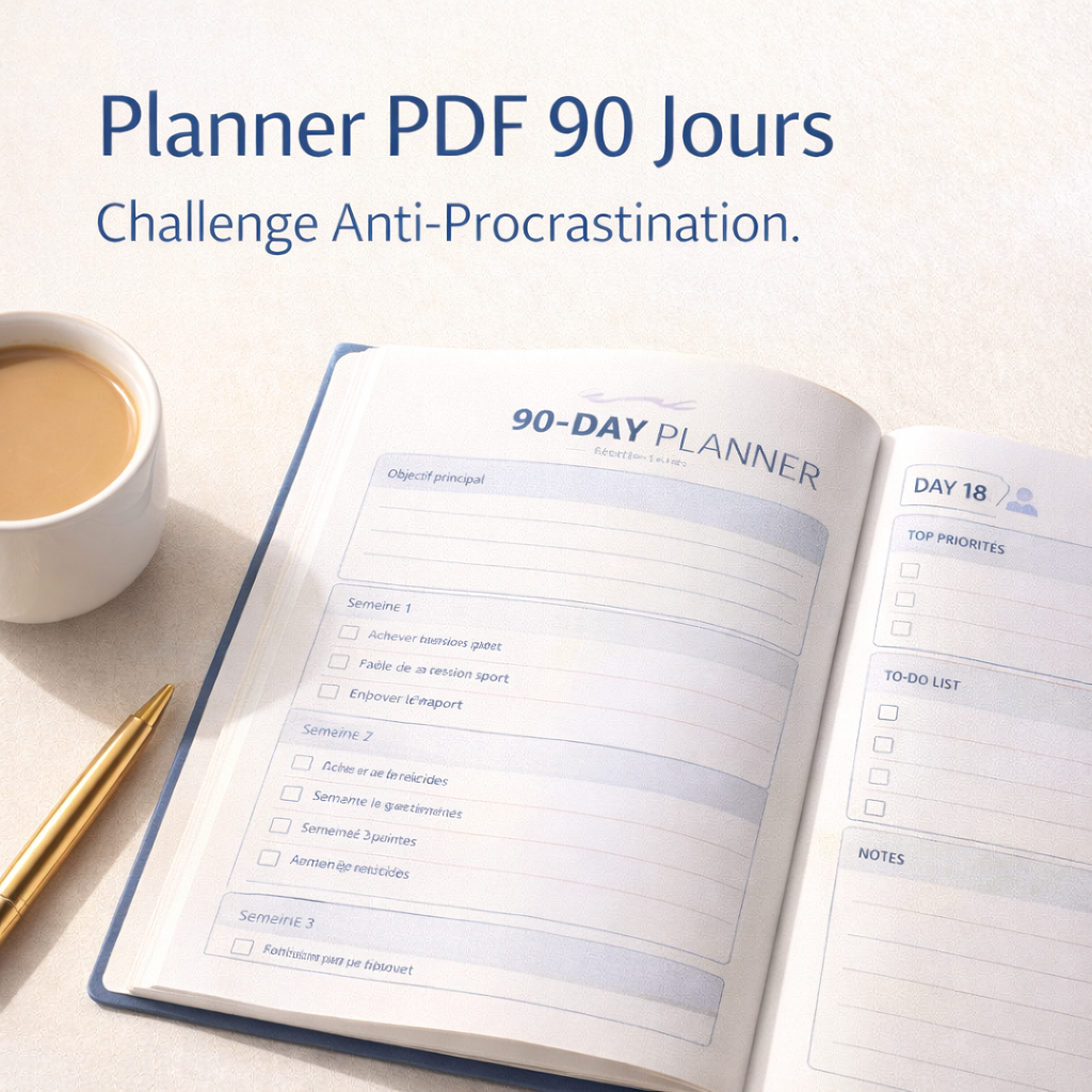 Planner PDF 90 Jours