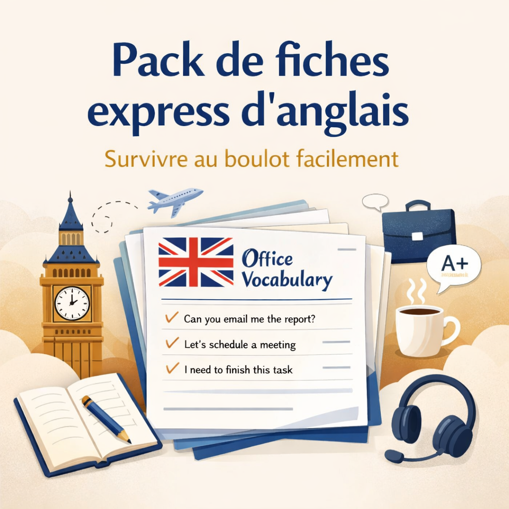 Pack de fiches express d’anglais