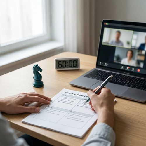 Sesión “Decisión” (60 min)