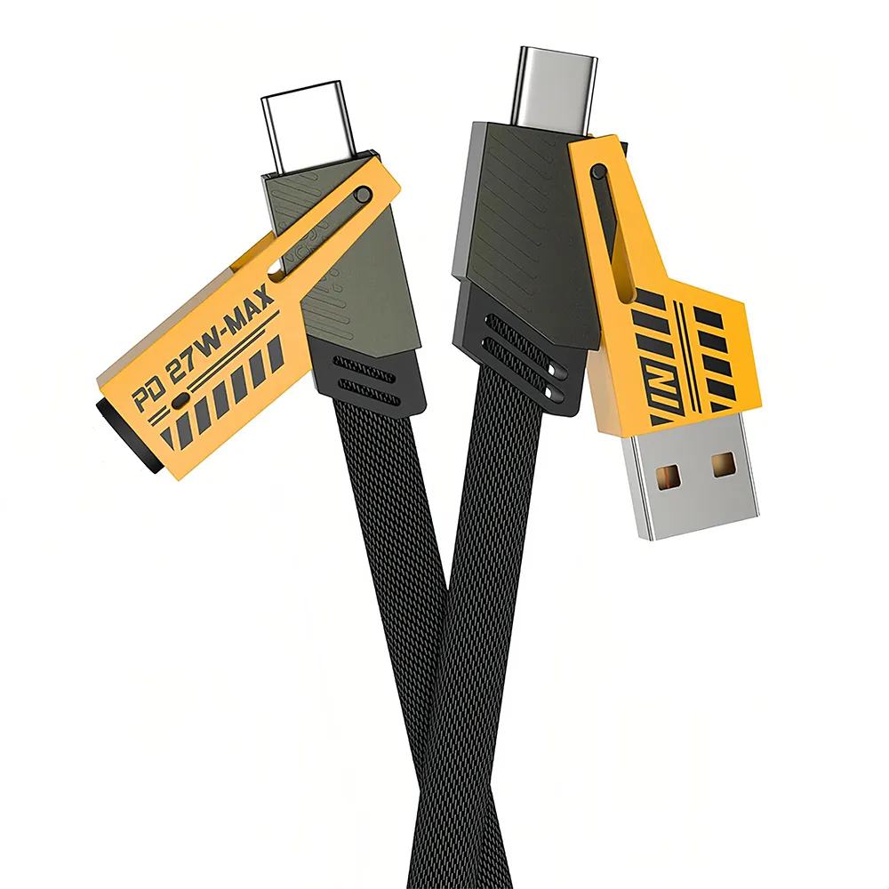 Fast Charger for Phone PD 65W Fast Charger Cable USB Type C Cable 4 in 1 Converter USB Charging Data Cable (3.5ft long)