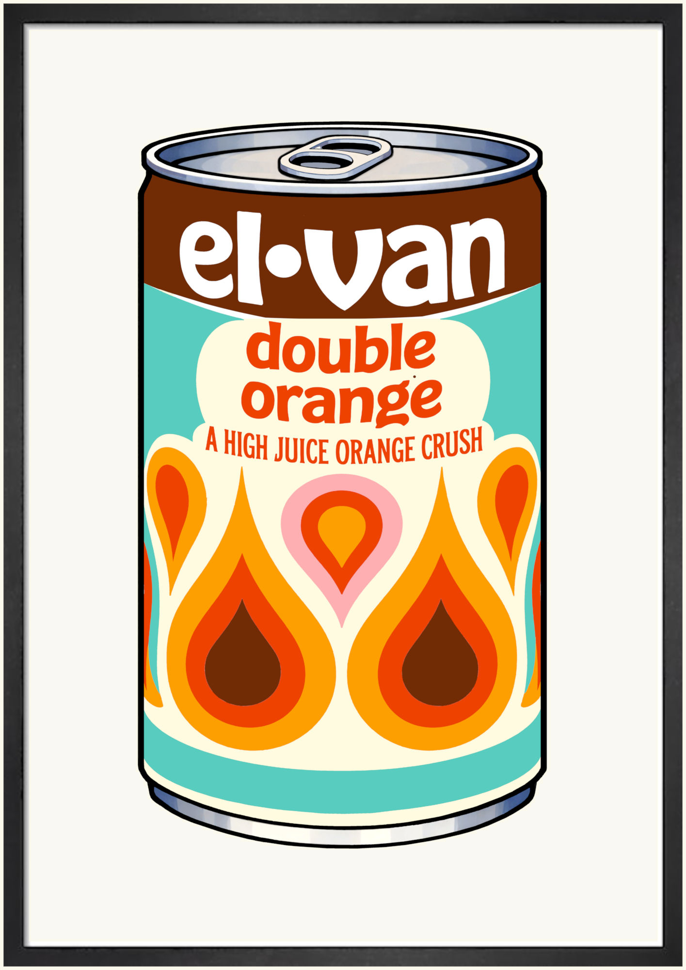 Double Orange art print