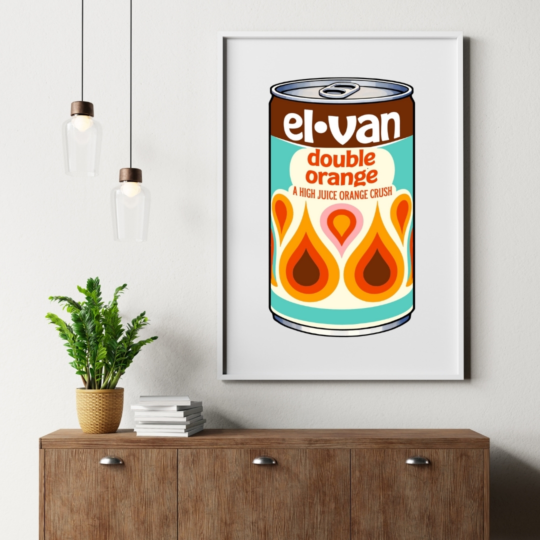 Double Orange art print