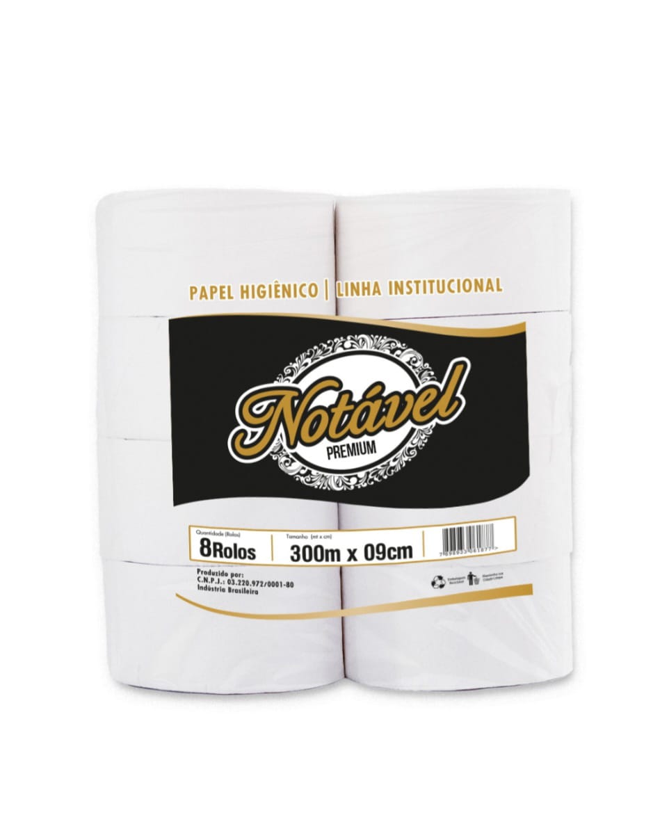  PAPEL HIGIÊNICO NOÁVEL PREMIUM 9X300 NOTAVEL 100% CEL CÓD 71