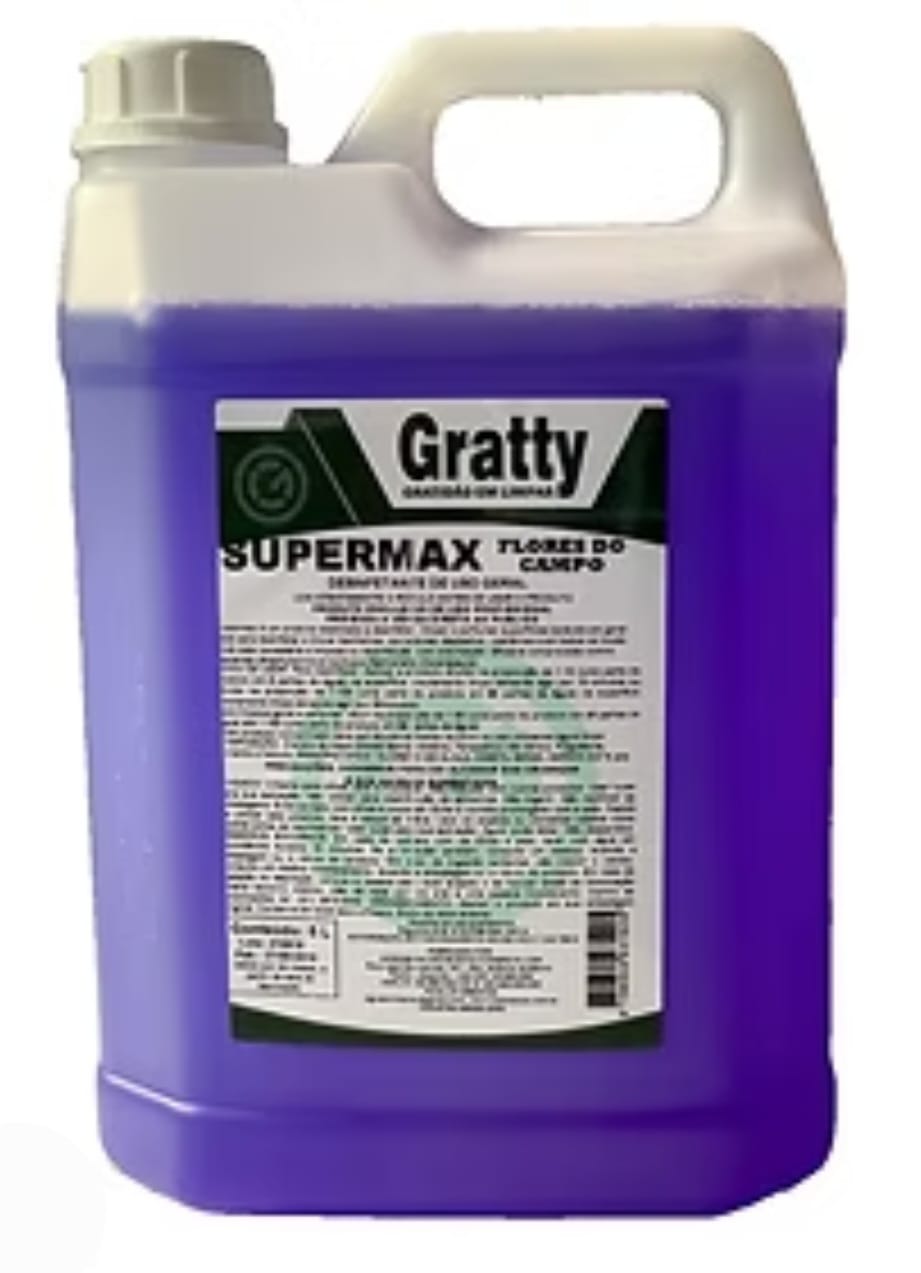  DESINFETANTE SUPERMAX FLORES DO CAMPO 5L GRATT