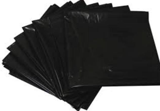 Saco de Lixo Preto 100 uni