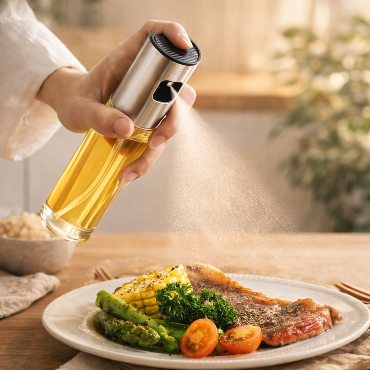 Rociador para Aceite de Vidrio 100ml