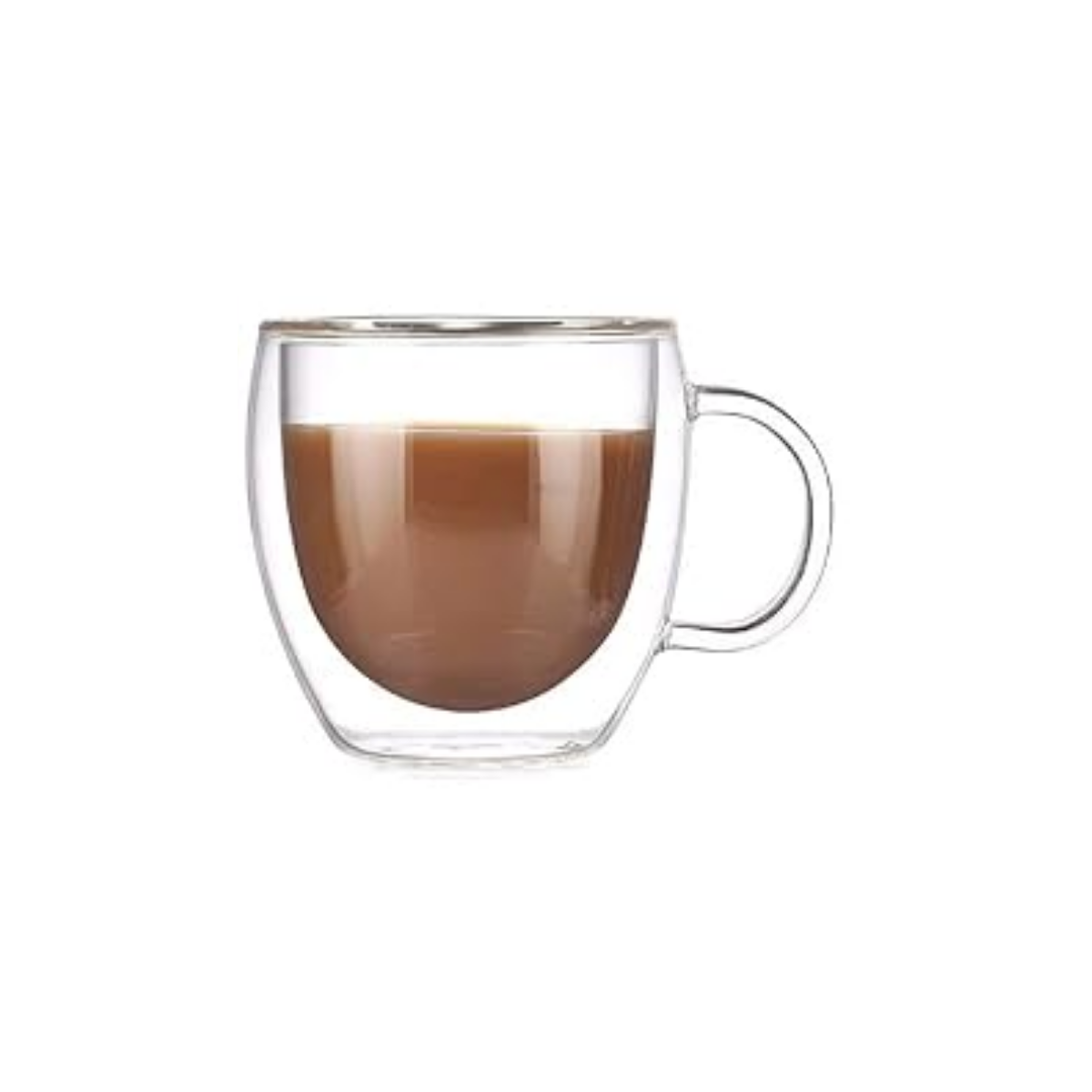 Taza Doble Pared de Vidrio Wave 250 ml