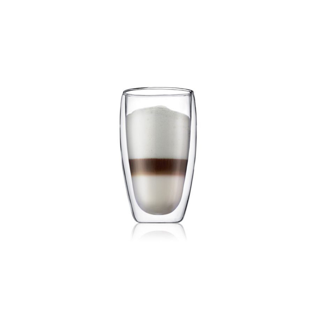 Vaso Doble Pared de Vidrio Wave 330 ml