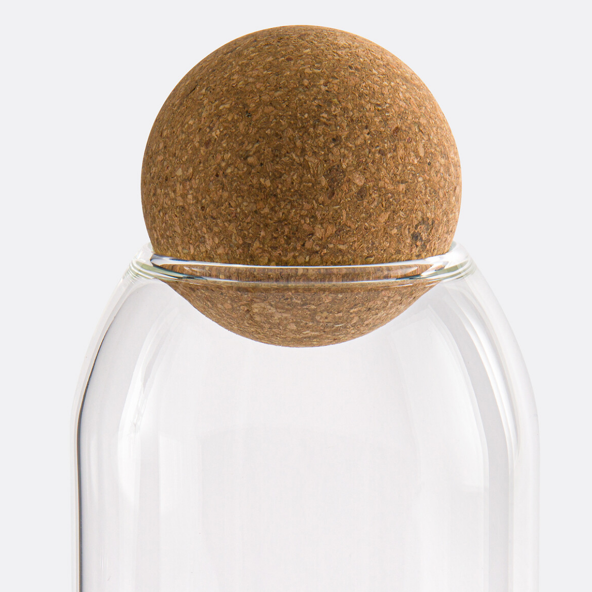 Frasco de Vidrio y Corcho 450 ml Wave