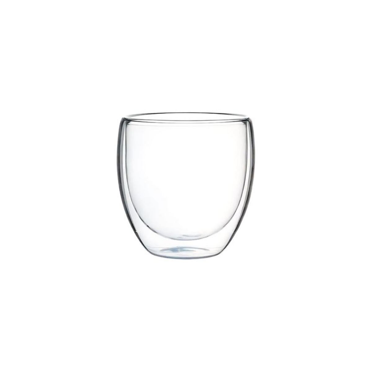 Vaso Doble Pared de Vidrio Wave 160 ml