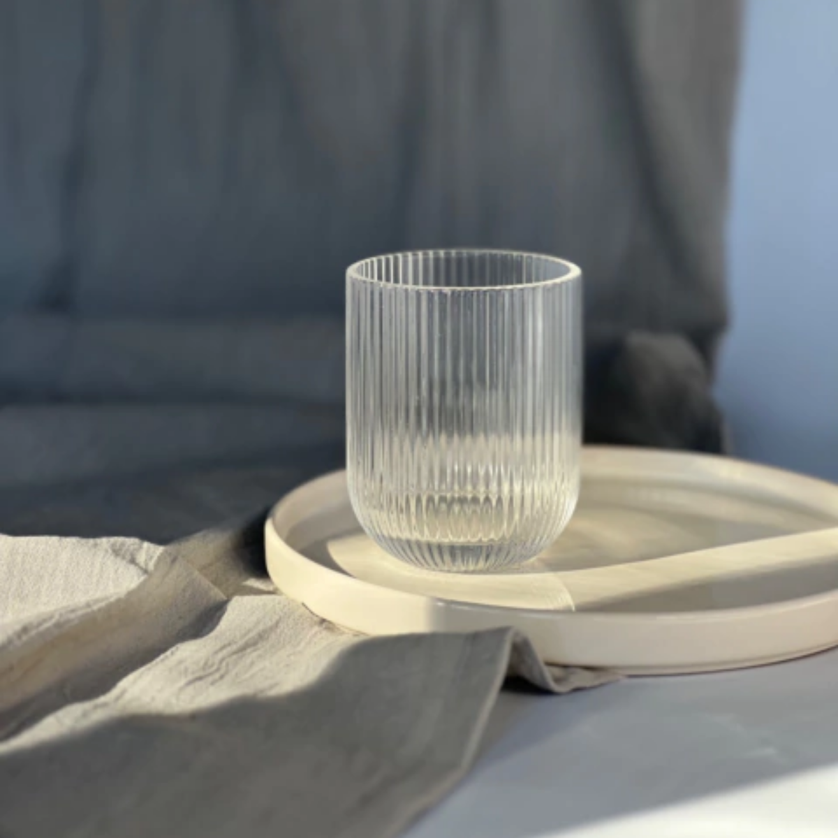 Set de 6 Vasos de Vidrio Line 250 ml c/u