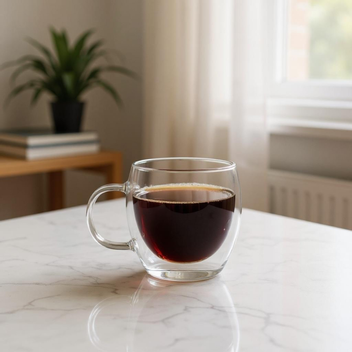 Taza Doble Pared de Vidrio Wave 250 ml