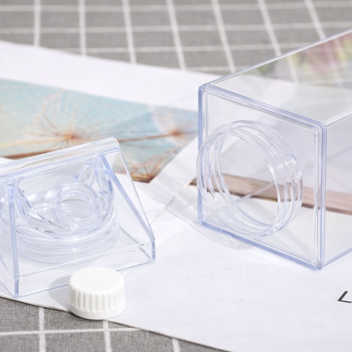 Botella de Acrílico 1 Litro Milk 