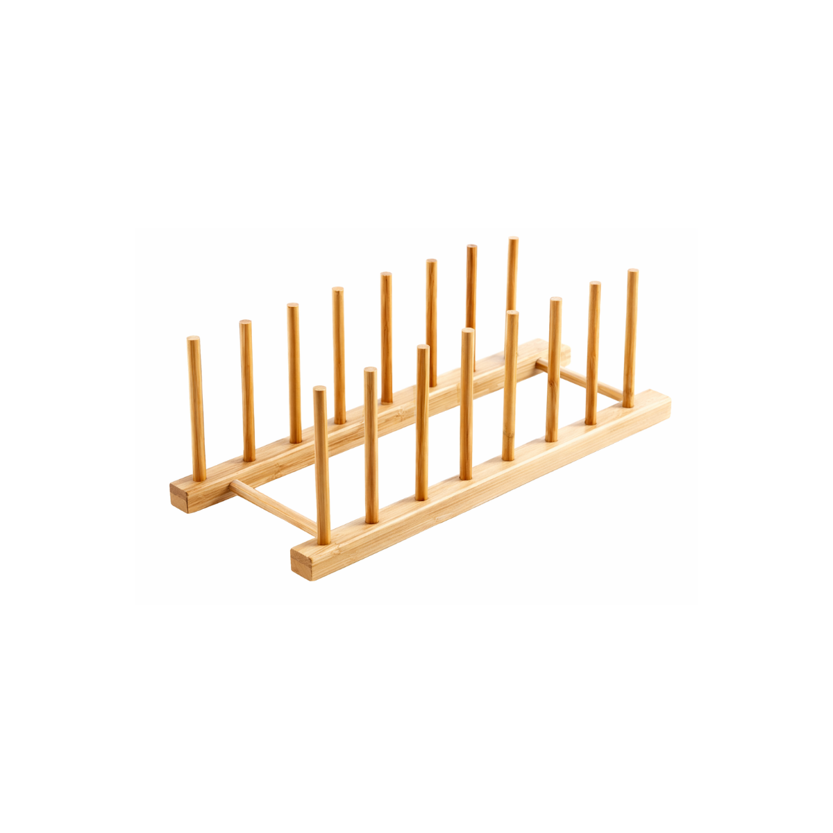 Organizador de Platos de Bambú