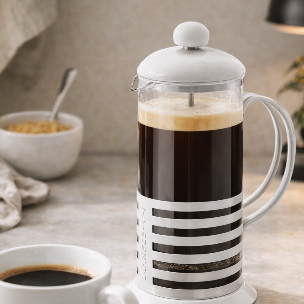 Prensa Francesa de Vidrio y Metal 600 ml