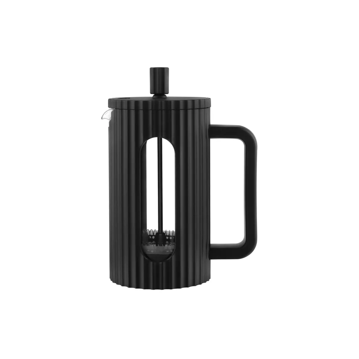 	Prensa Francesa de Vidrio Negro  Line 600 ml