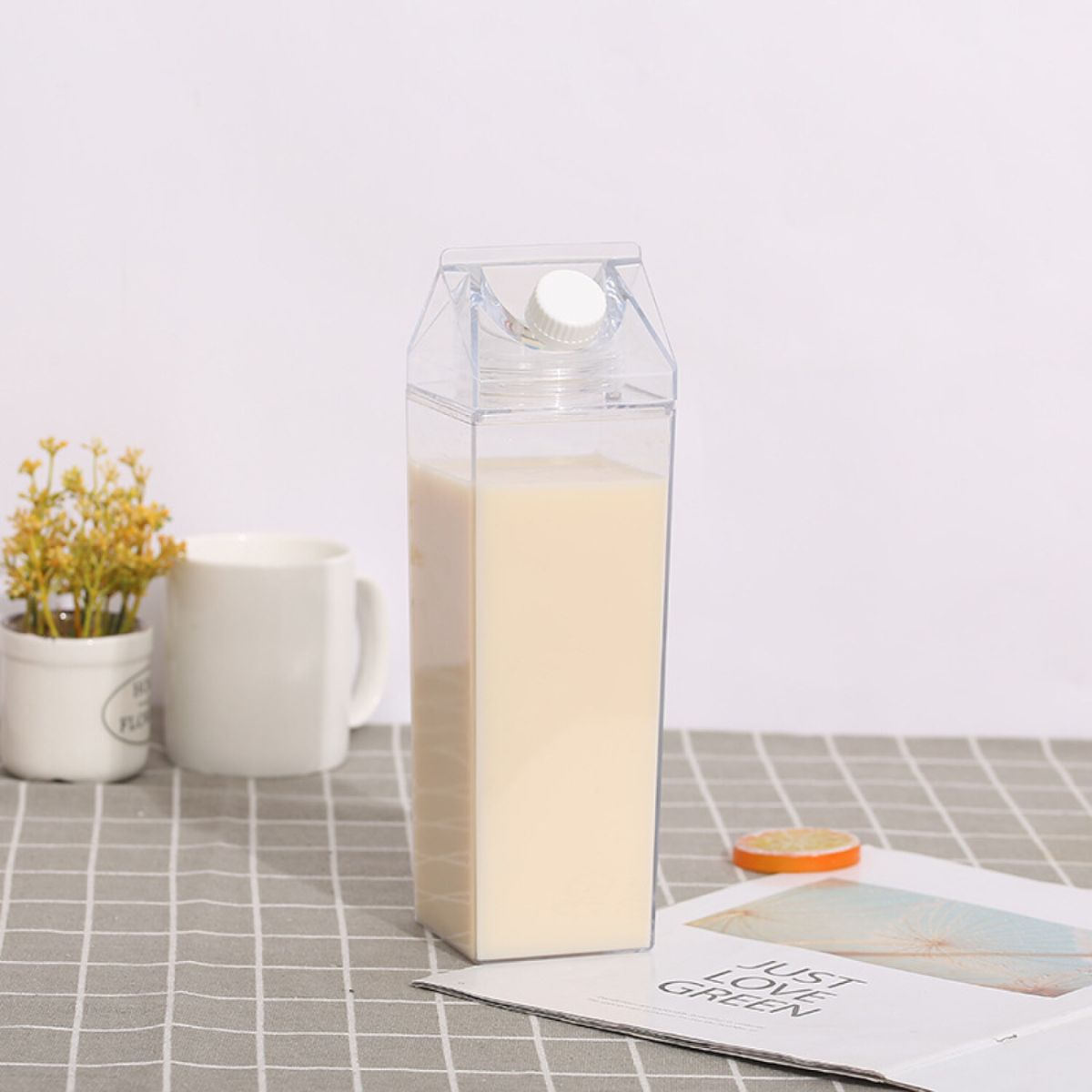 Botella de Acrílico 500 ml Milk 