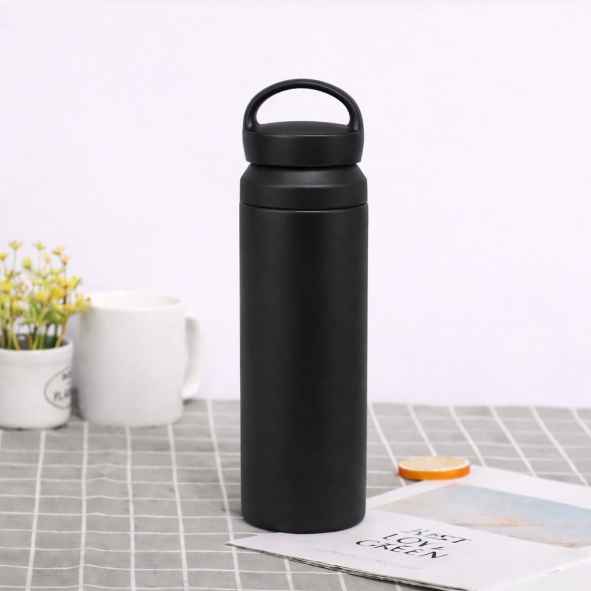 Botella Térmica Negra 500 ml