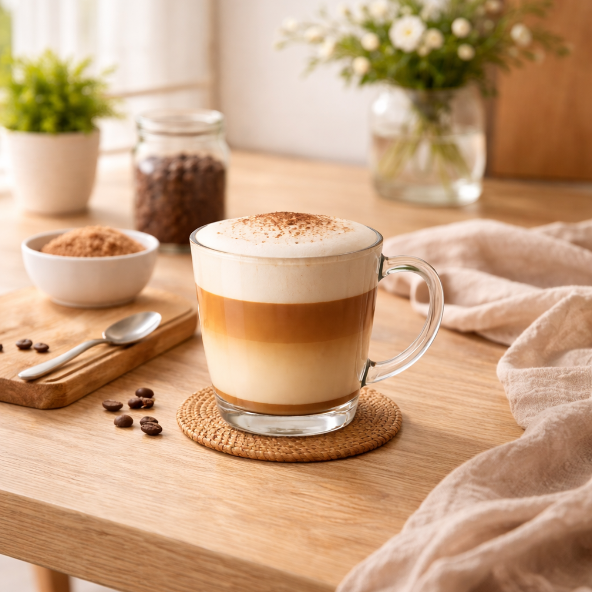 Taza Doble Pared de Vidrio Line 250 ml