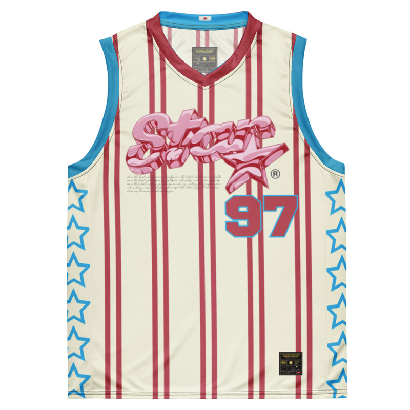 Eco fabric unisex Valioso star  basketball jersey
