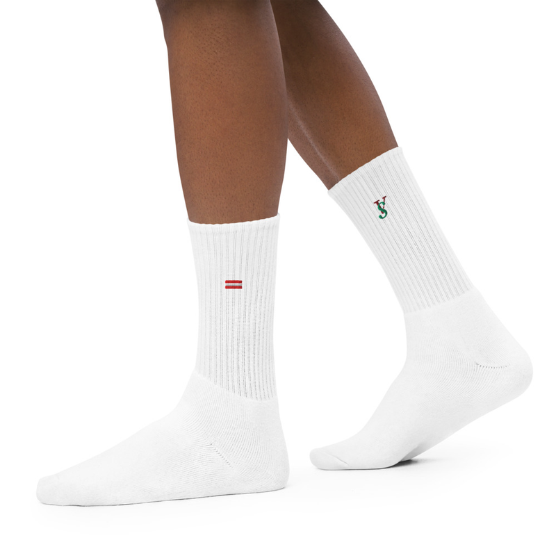 Embroidered Valioso Austria socks