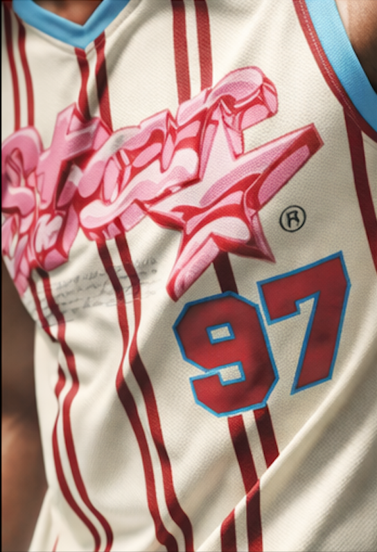 Eco fabric unisex Valioso star  basketball jersey