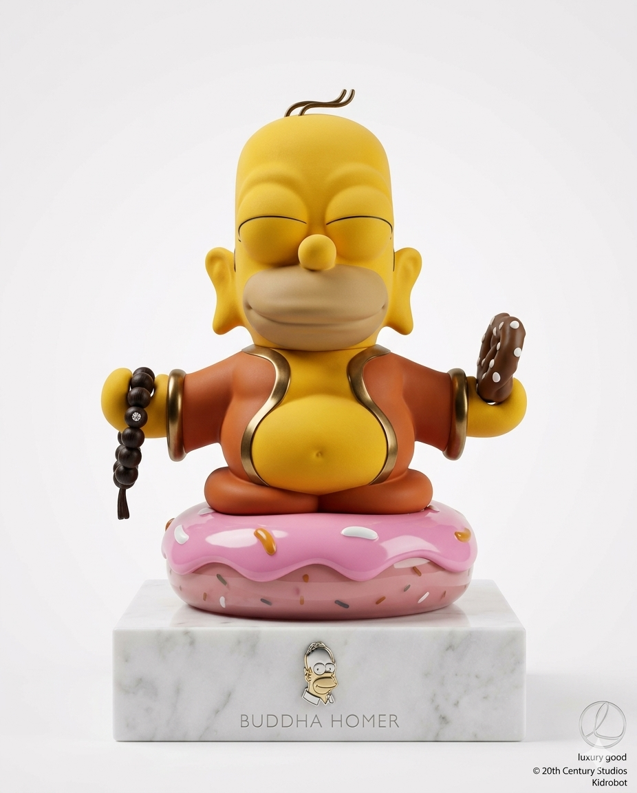 Buddha Homer Figurine