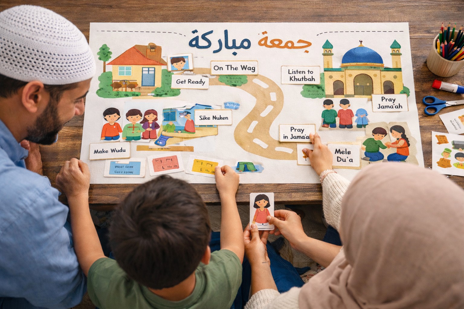Jumuʿah Journey Activity for Kids