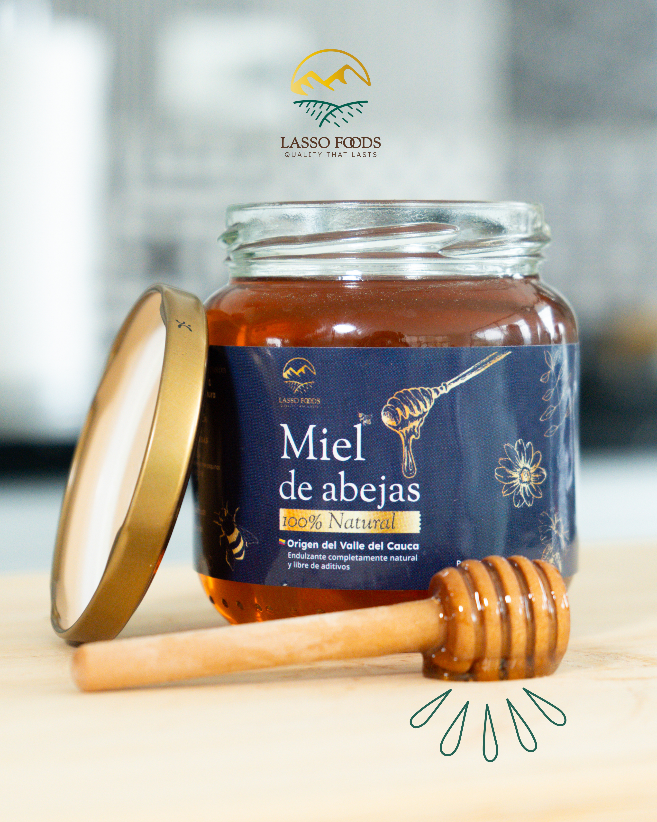 Miel de abejas 100% natural
