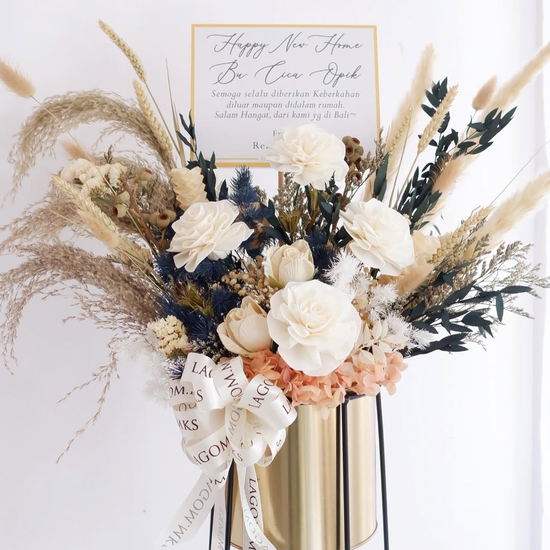 Standing Golden Vase