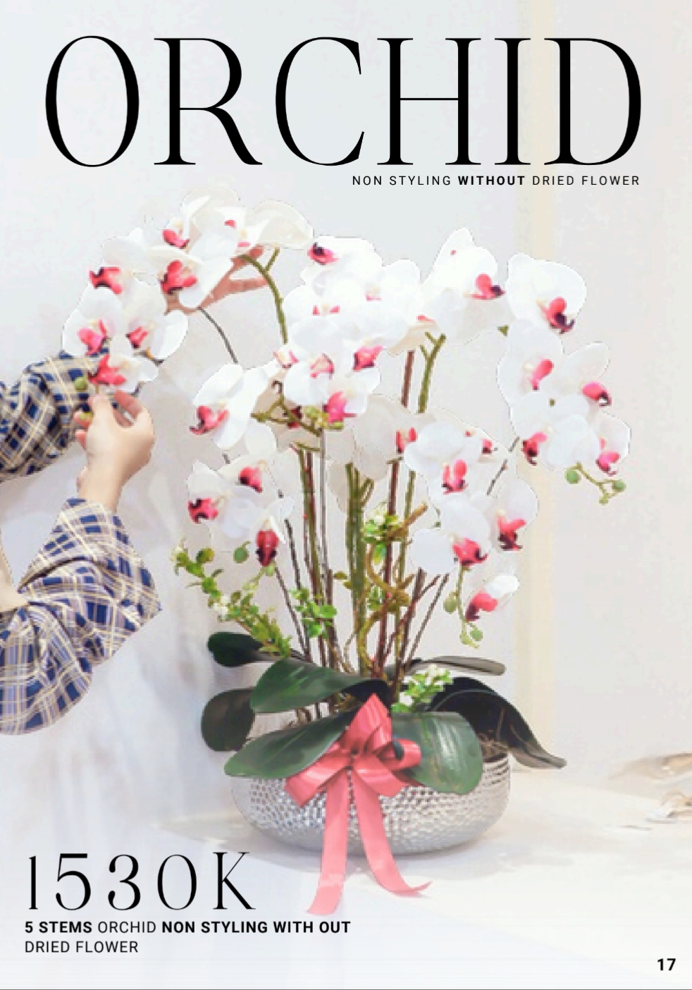 5 Stem Orchid Non Styling