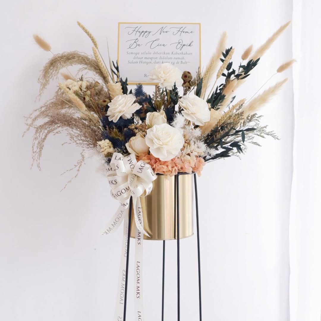 Standing Golden Vase