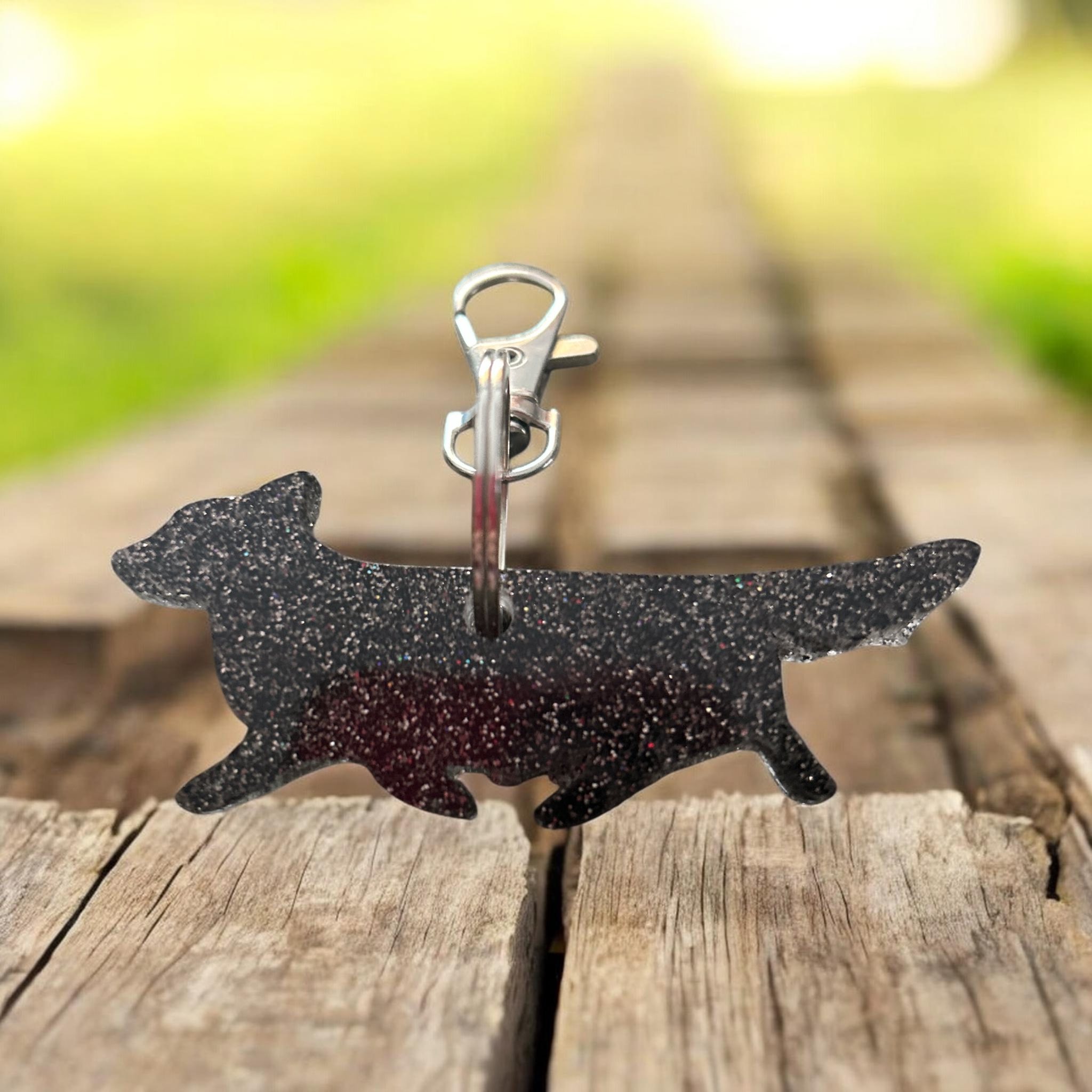 Cardigan Welsh Corgi Epoxy Resin Keychain