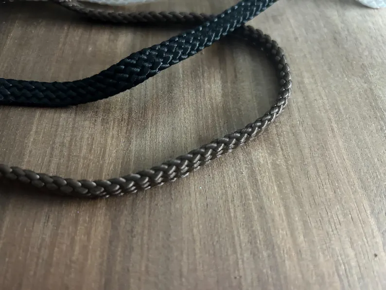 Nylon Braided Show Choke Collar 3/8" Wide