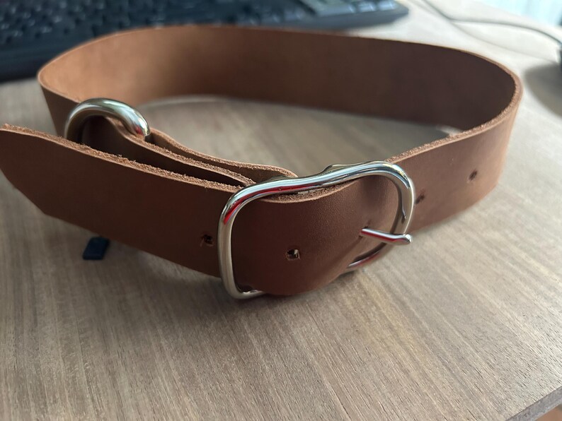Leather Buckle Collar 
