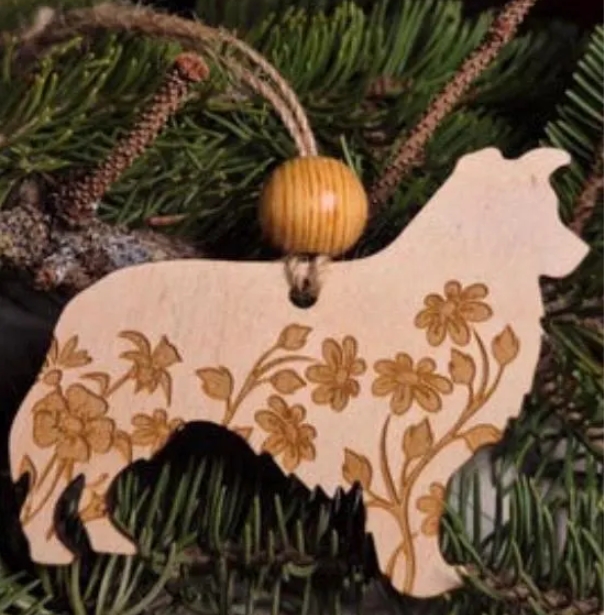 Border Collie - Wooden Ornament